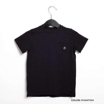 Short Sleeve Chest Pocket Kids Essentials Tee  - 'Kids Tee in Multiple Colors' - Spring