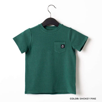 Short Sleeve Chest Pocket Kids Essentials Tee  - 'Kids Tee in Multiple Colors'