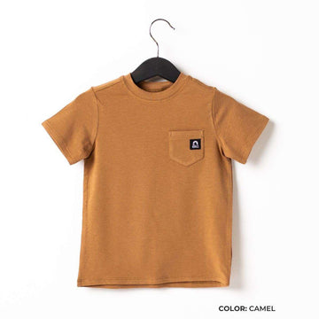 Short Sleeve Chest Pocket Kids Essentials Tee  - 'Kids Tee in Multiple Colors'