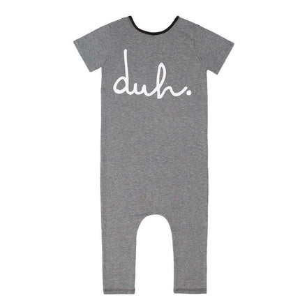 Short Sleeve Cuffless Rag - 'duh' - Classic