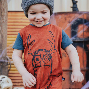 Short Sleeve Rag - 'Trinny' - Picante Vintage Wash