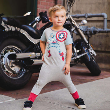 Short Sleeve Rag - 'Captain America' - Marvel Collection from Rags