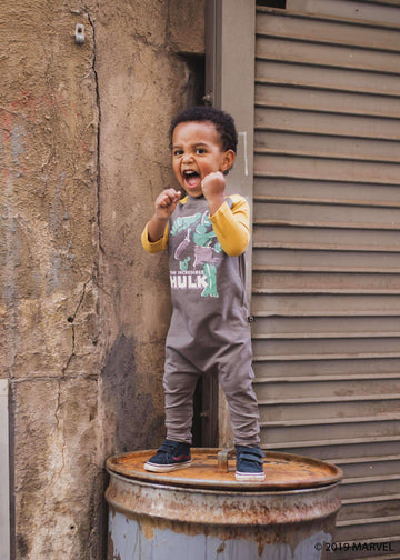 Toddler boy in a Rags Romper - Marvel's The Incredible Hulk 
