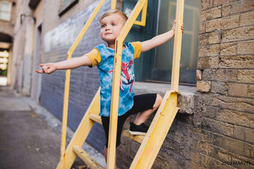 Kids OG Style Tee - 'SpiderMan' - Marvel Collection from Rags - Tie Dye