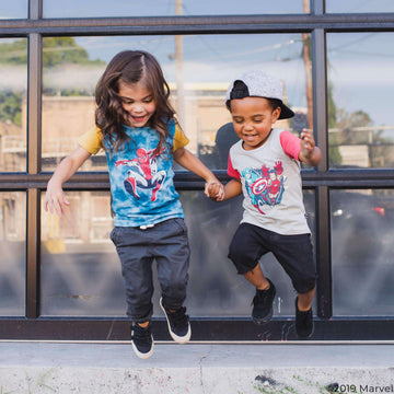 Kids OG Style Tee - 'SpiderMan' - Marvel Collection from Rags - Tie Dye