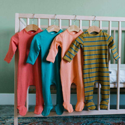 Newborn Essentials Rag Romper Long Sleeve - 'Newborn Rag in Multiple Colors' - Spring