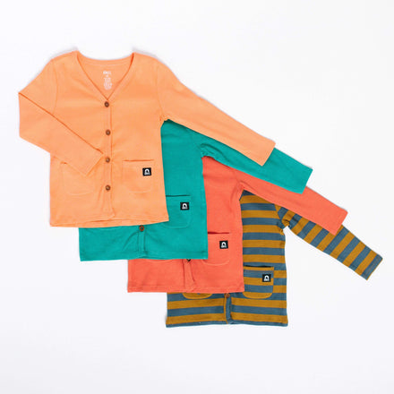Kids Essentials Cardigan - 'Kids Cardigan in Multiple Colors' - Spring