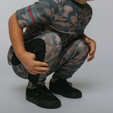 Kids Joggers - 'Camo' - Green Camo