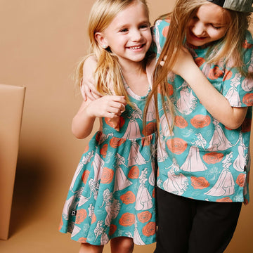 Short Sleeve Kids Tee - 'Aurora Floral' - Disney Collection from RAGS