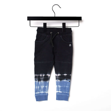 Kids Moto Joggers - 'Regatta Tie Dye' - Black