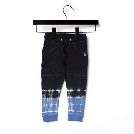 Kids Moto Joggers - 'Regatta Tie Dye' - Black