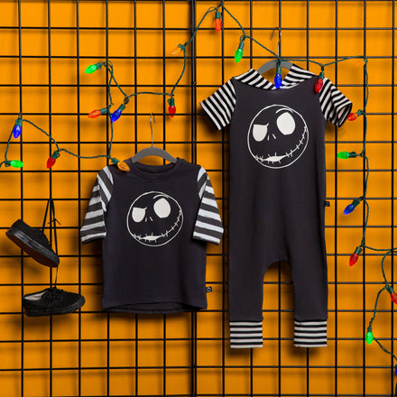 3/4 Sleeve Tee - 'Jack Skellington' - Disney Collection from RAGS