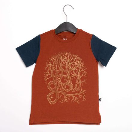 Short Sleeve Kids Tee - 'Grow' - Picante