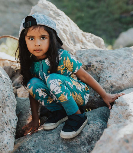 Short Sleeve Henley Rag - 'Millennium Falcon' - Star Wars Collection from RAGS