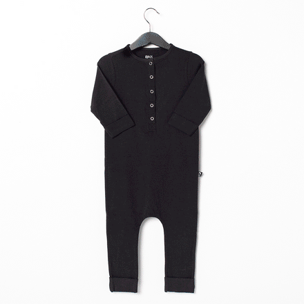 3/4 Length Sleeve Henley Essentials Rag Romper - 'Rag in Multiple Colors'