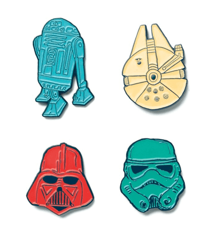 Pin Pack - 'Star Wars' - Star Wars Collection from Rags - Set of 4