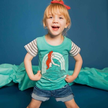 Kids OG Style Tee - 'Ariel' - Disney Collection from RAGS