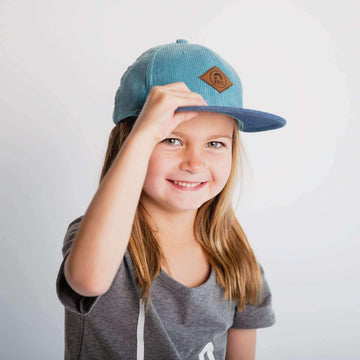 Kids Hat - 'Dusty Blue' - Denim Brim
