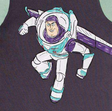 Retro Short Sleeve Rag - 'Buzz Lightyear' - Disney Toy Story Collection from RAGS