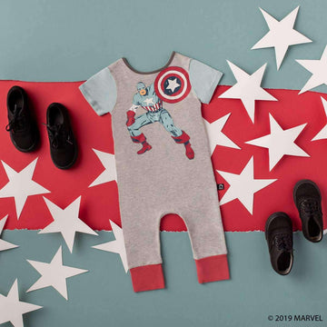Short Sleeve Rag - 'Captain America' - Marvel Collection from Rags