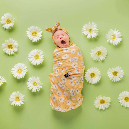 Baby Swaddle - 'Daisy Floral' - Single Pack