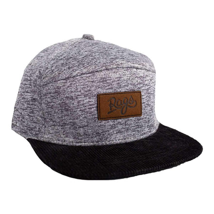 Kids Hat - 'Heather Grey' - Black Brim
