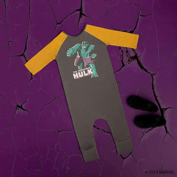 Flat lay of a Rags Romper - Marvel's The Incredible Hulk