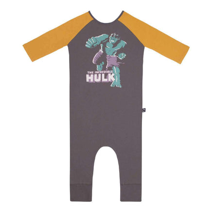 3/4 Sleeve Raglan Big Pocket Rag - 'The Incredible Hulk' - Marvel Collection from Rags
