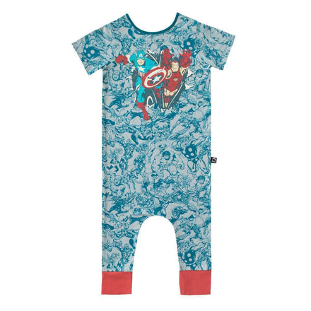 Short Sleeve Rag - 'Captain America & Iron Man' - Marvel Collection from Rags