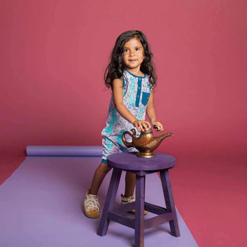 Tank Henley Short Rag - 'Jasmine Floral' - Disney Collection from RAGS