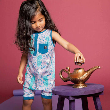 Tank Henley Short Rag - 'Jasmine Floral' - Disney Collection from RAGS