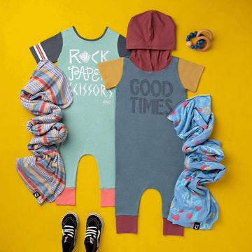 Baby Swaddle - 'Cacti Floral and Southwestern Stripes' - Two Pack