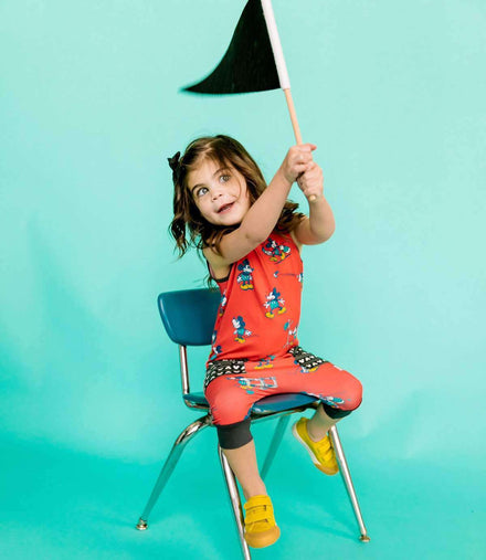 Tank Capri Hip Pocket Rag - 'Mickey in Action' - Disney Collection from RAGS