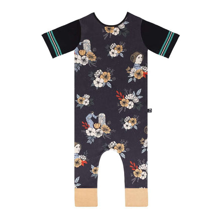 Retro Short Sleeve Rag - 'Leia Floral' - Star Wars Collection from RAGS