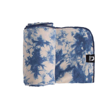 Baby Swaddle - 'Deep Water Tie Dye' - Single Pack