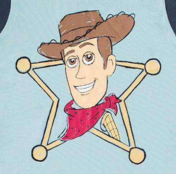 Retro Short Sleeve Rag - 'Woody' - Disney Toy Story Collection from RAGS